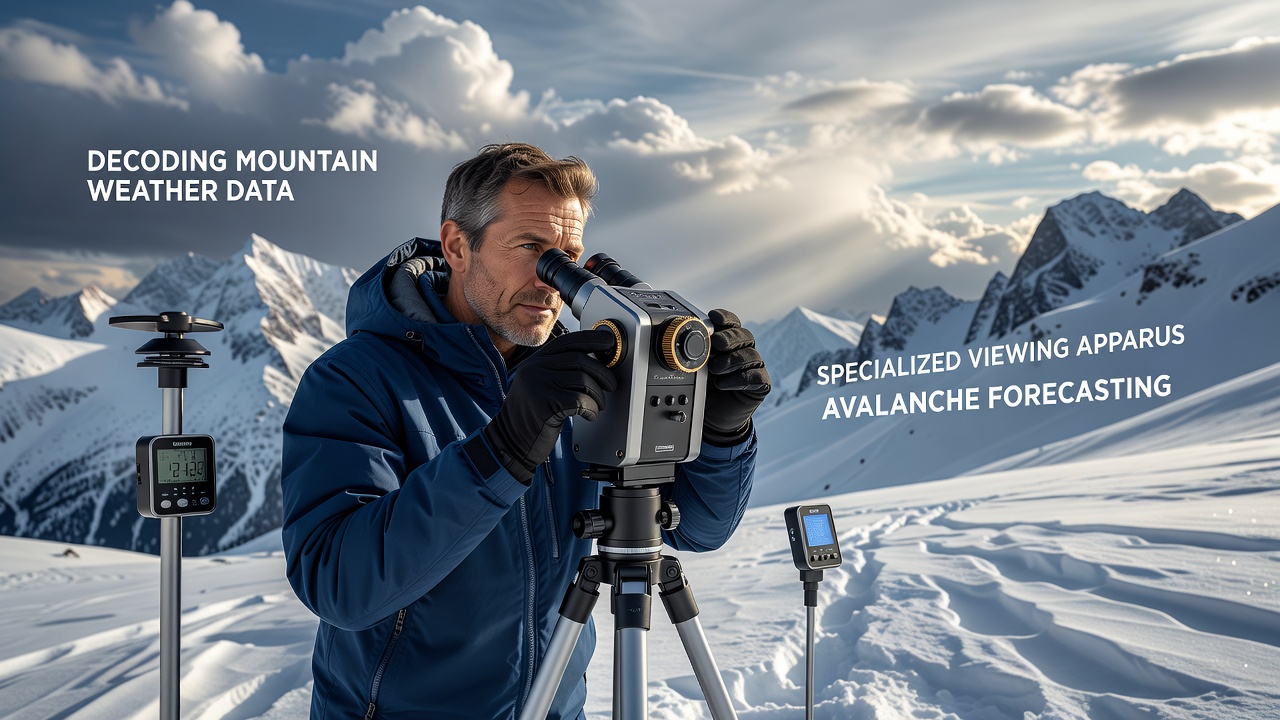 Decoding Mountain Weather Data Through Specialized Viewing Apparatus for Avalanche Forecasting